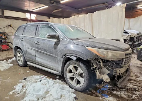 2016 Toyota Highlander Limited из США, поврежденный, VIN 5TDDKRFH0GS298084